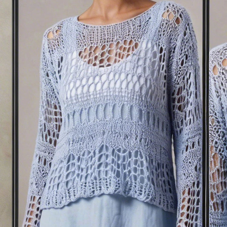 Crochet Long Sleeve Top Main image
