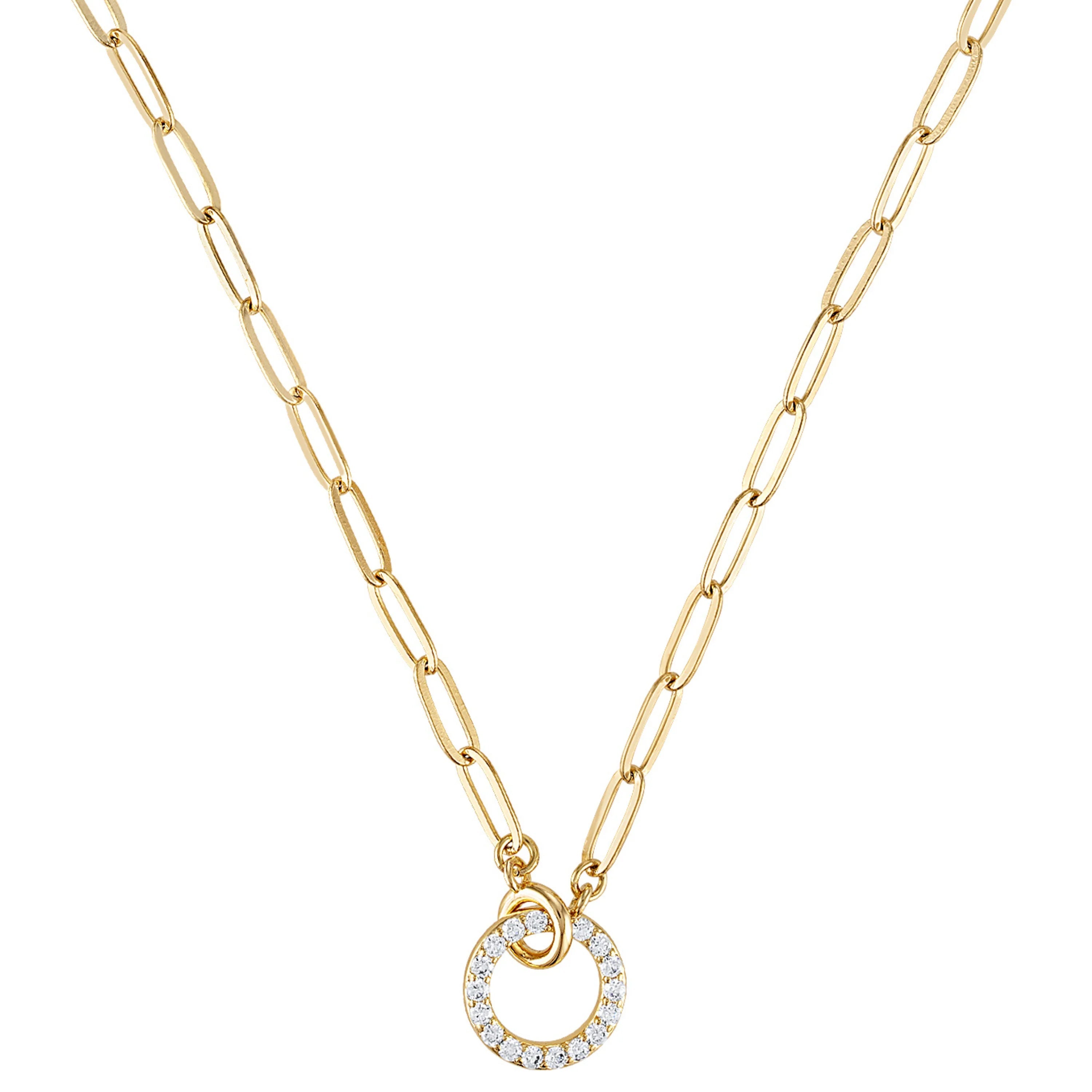 Cyrus Interlocking Circle Necklace