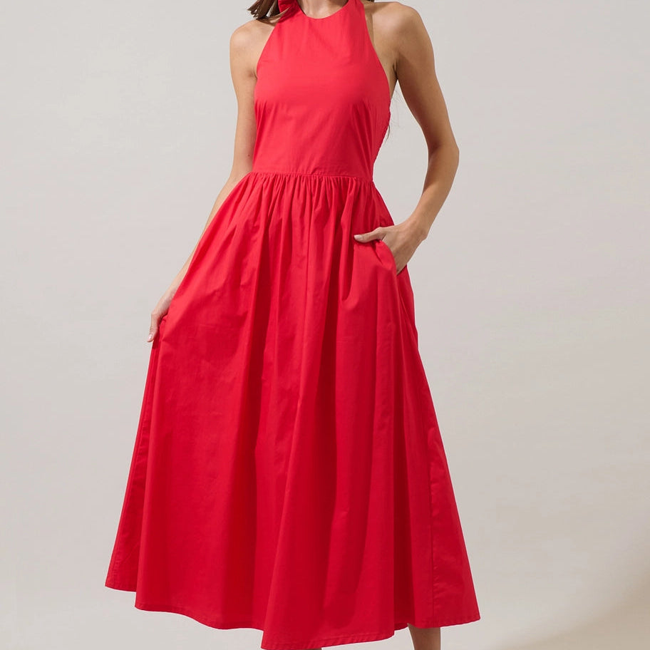 Daine Halter Neck Midi