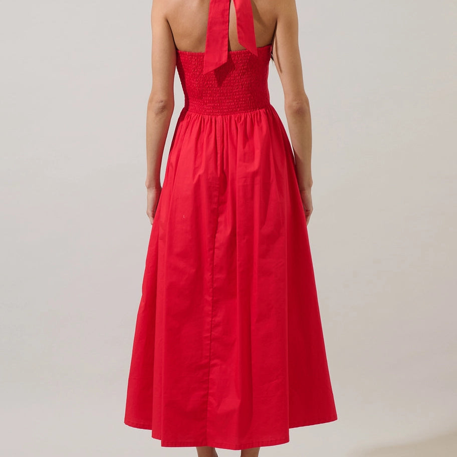 Daine Halter Neck Midi