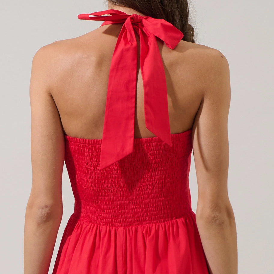 Daine Halter Neck Midi