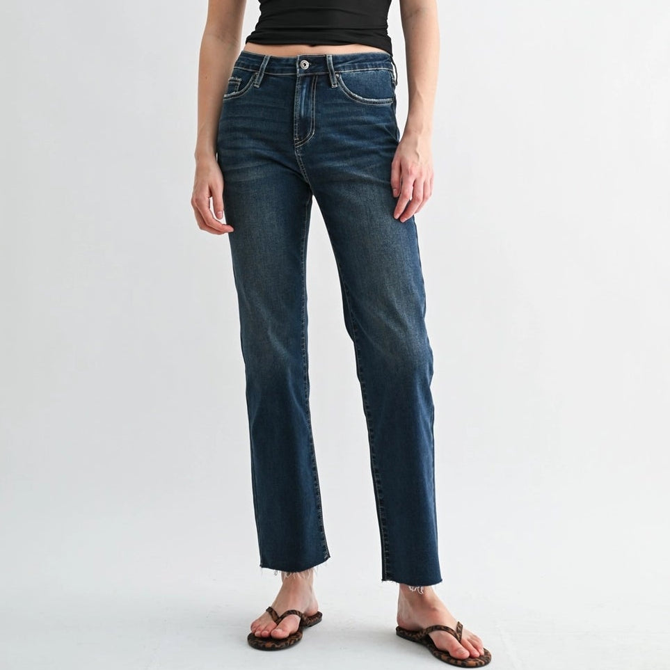 Mica High Rise Straight Leg Jeans