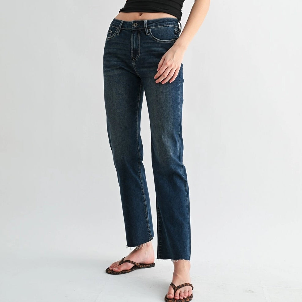 Mica High Rise Straight Leg Jeans
