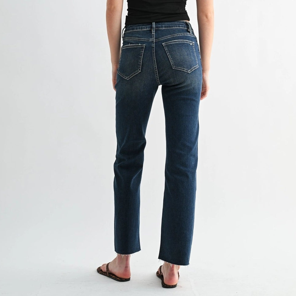Mica High Rise Straight Leg Jeans