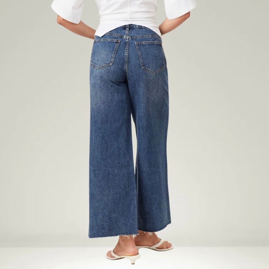 Habitual Denver Wide Leg Cropped Jeans