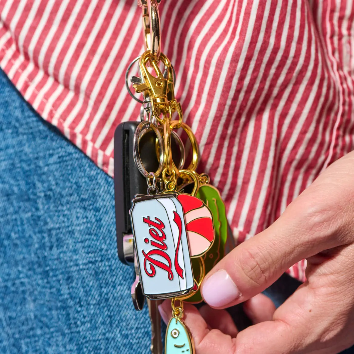Diet Coke Keychain