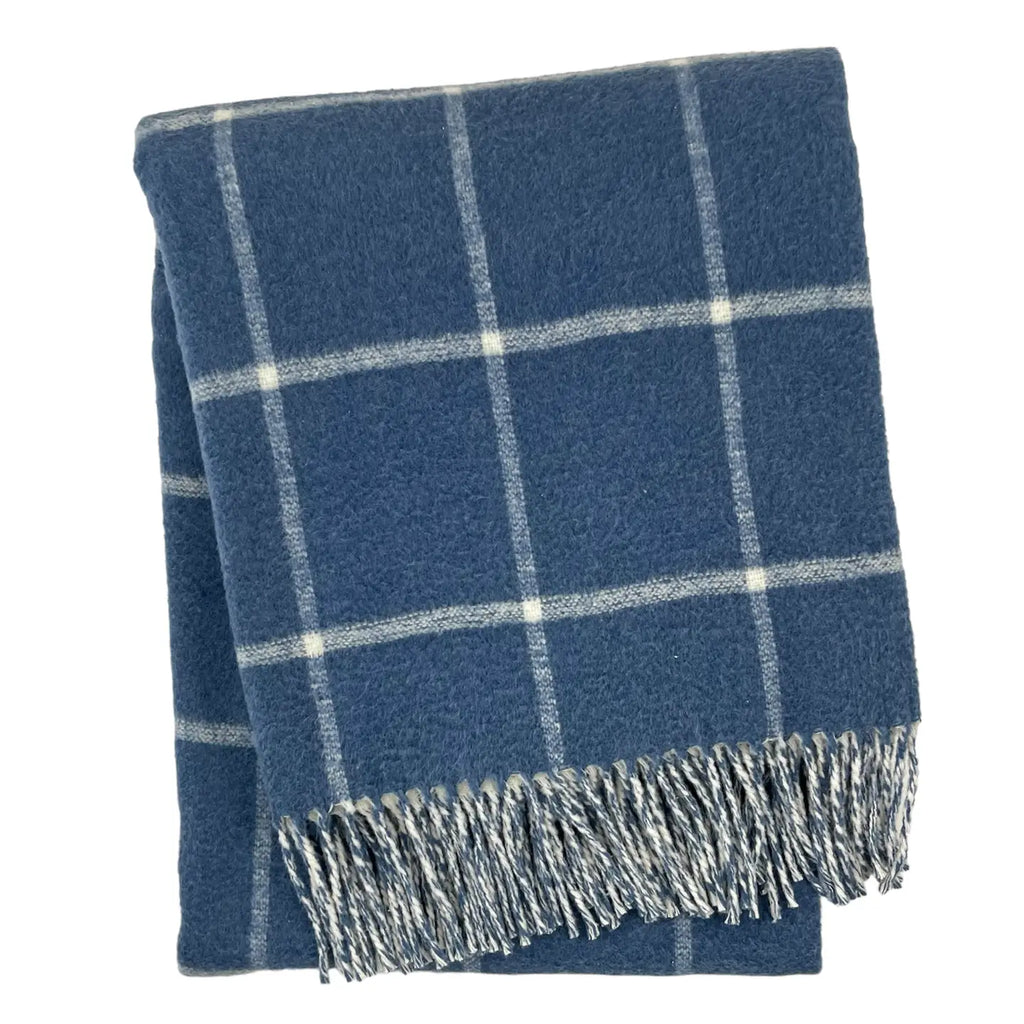 Double Face Windowpane Throw Blanket