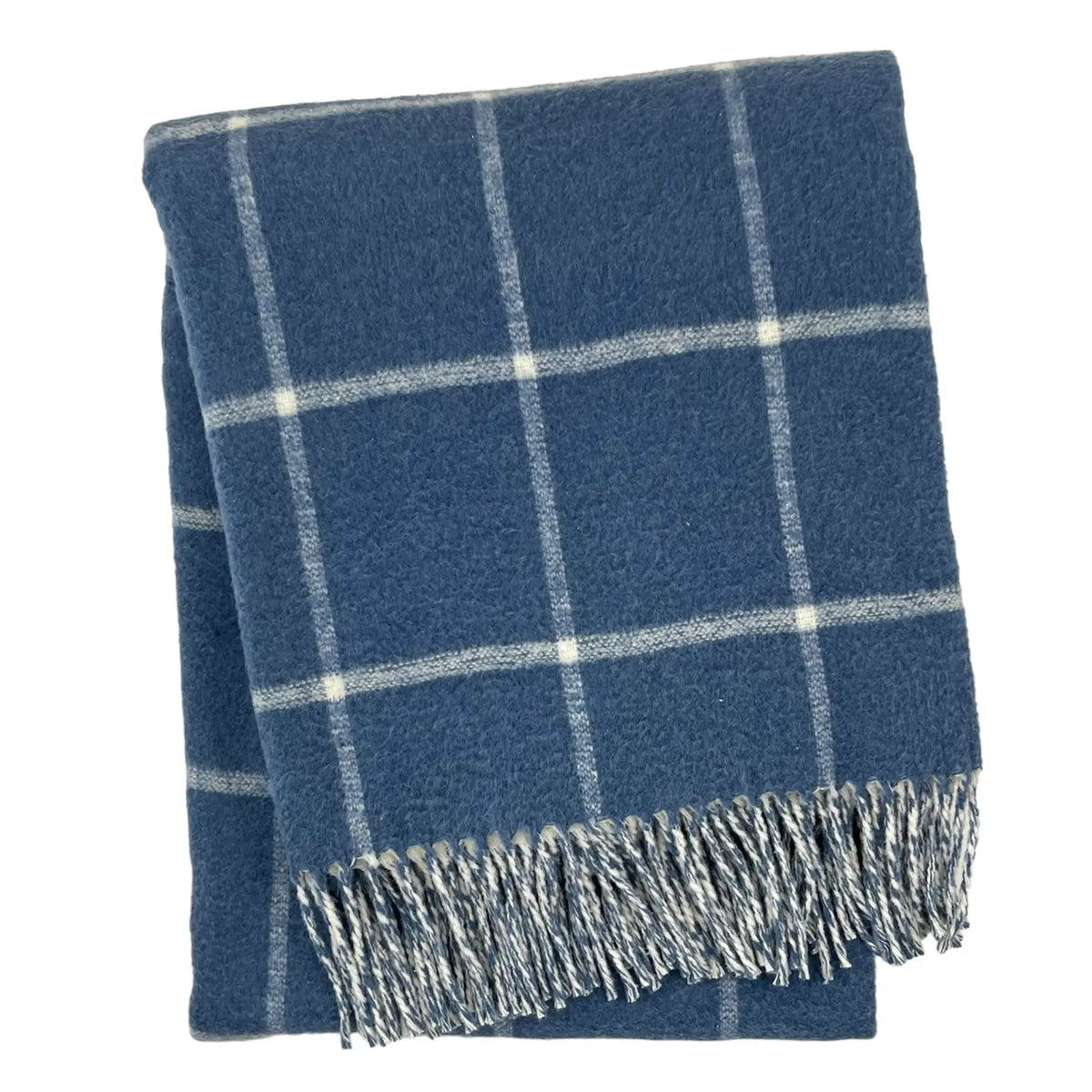 Double Face Windowpane Throw Blanket