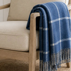 Double Face Windowpane Throw Blanket