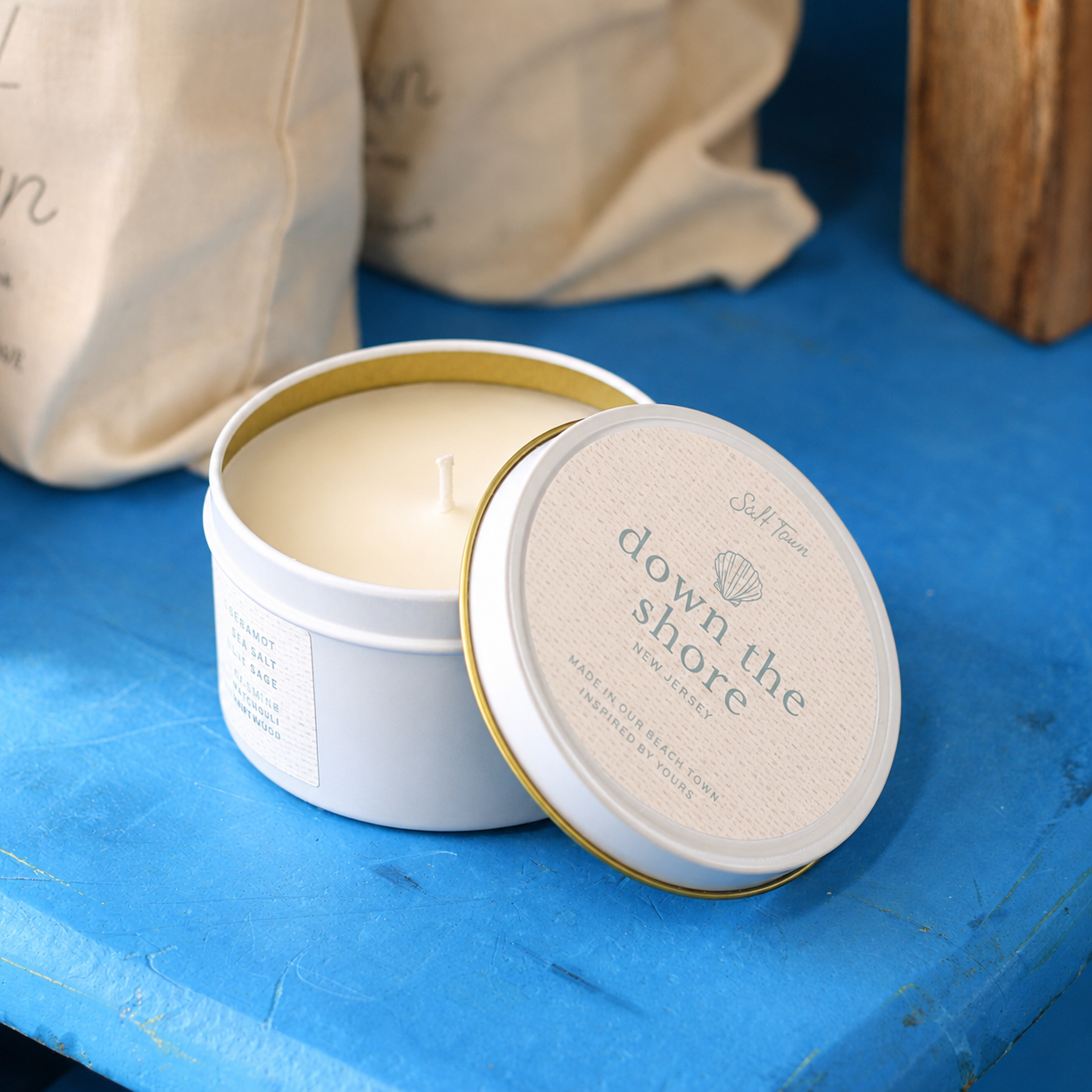 Down The Shore Candle Tin