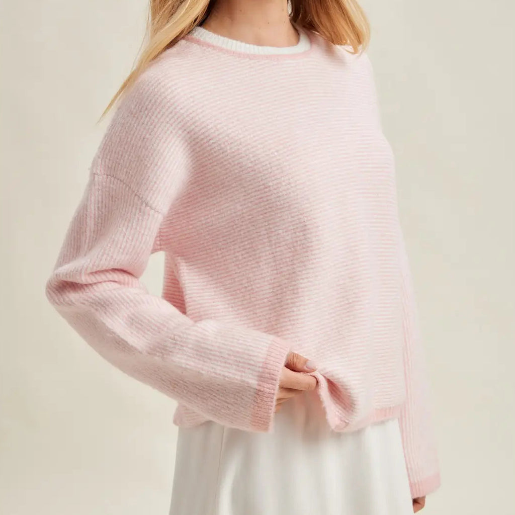 Stripe Drop Shoulder Sweater