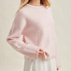 Stripe Drop Shoulder Sweater