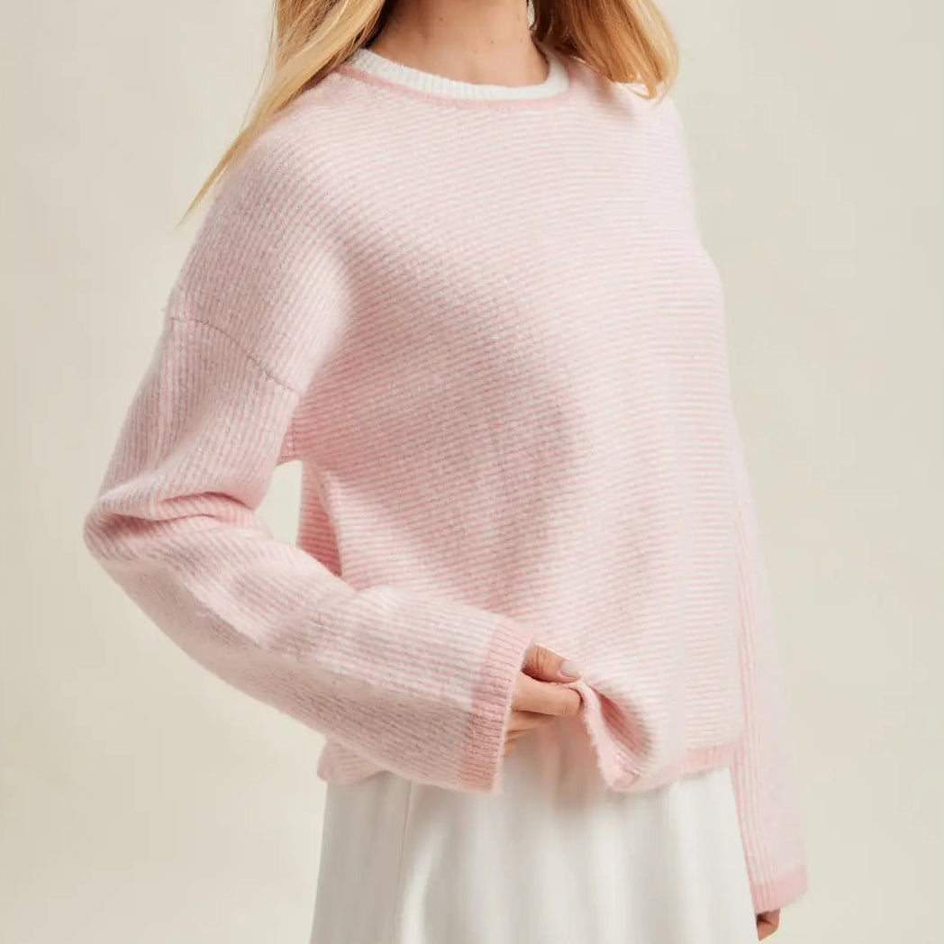 Stripe Drop Shoulder Sweater