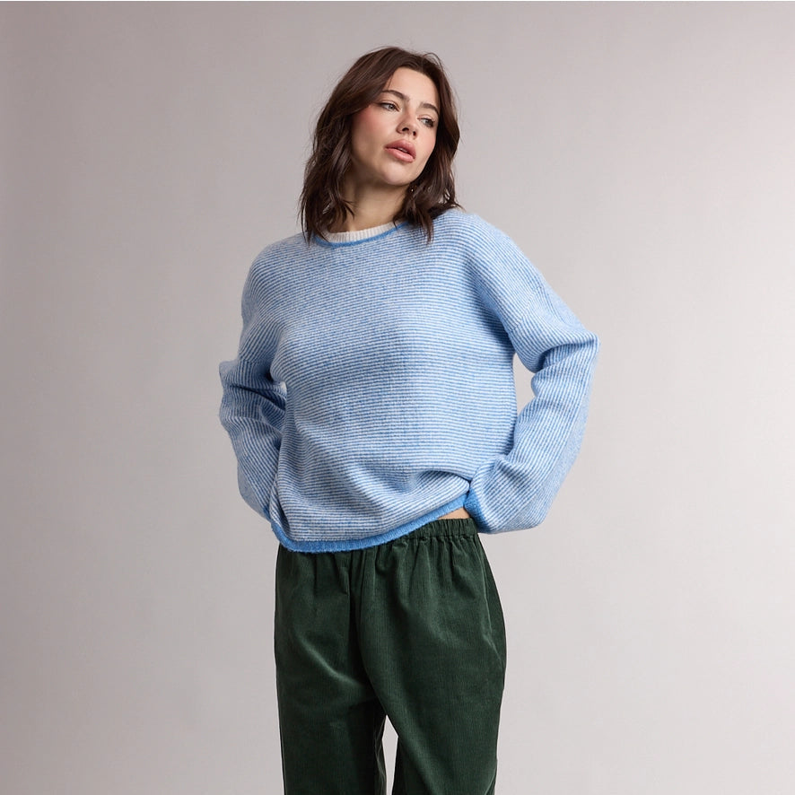Stripe Drop Shoulder Sweater