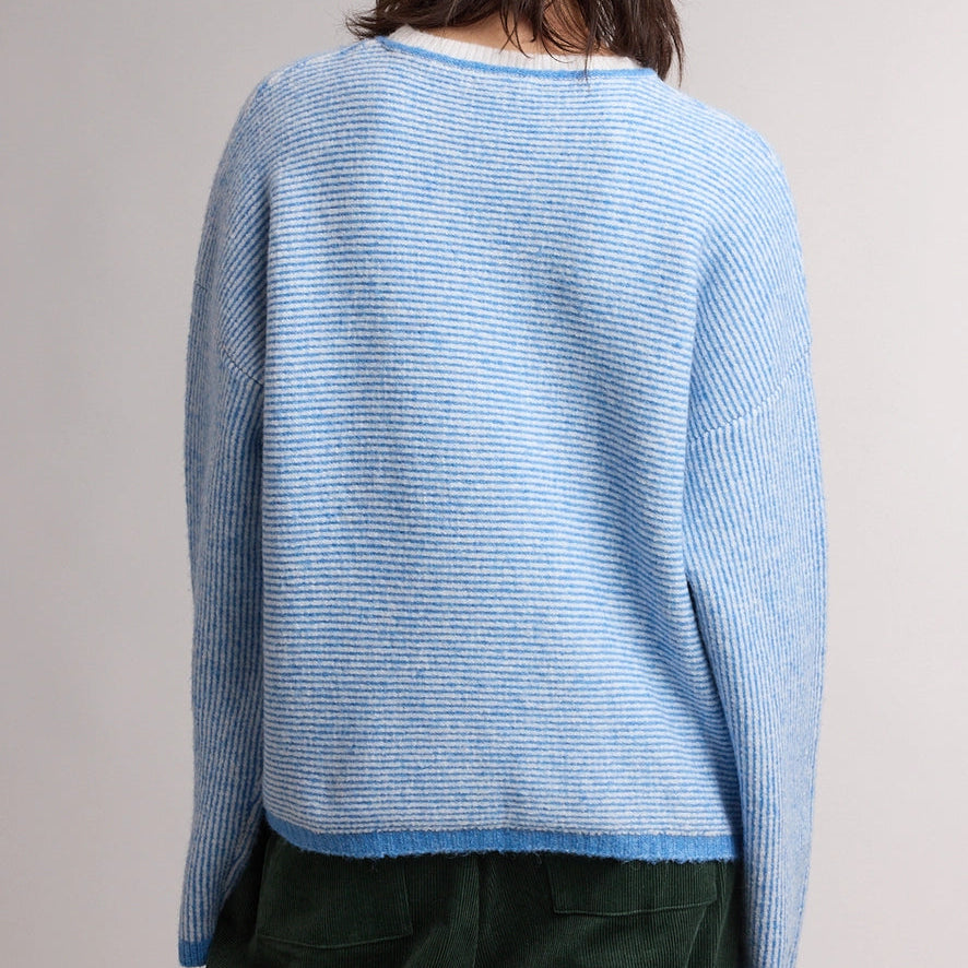 Stripe Drop Shoulder Sweater