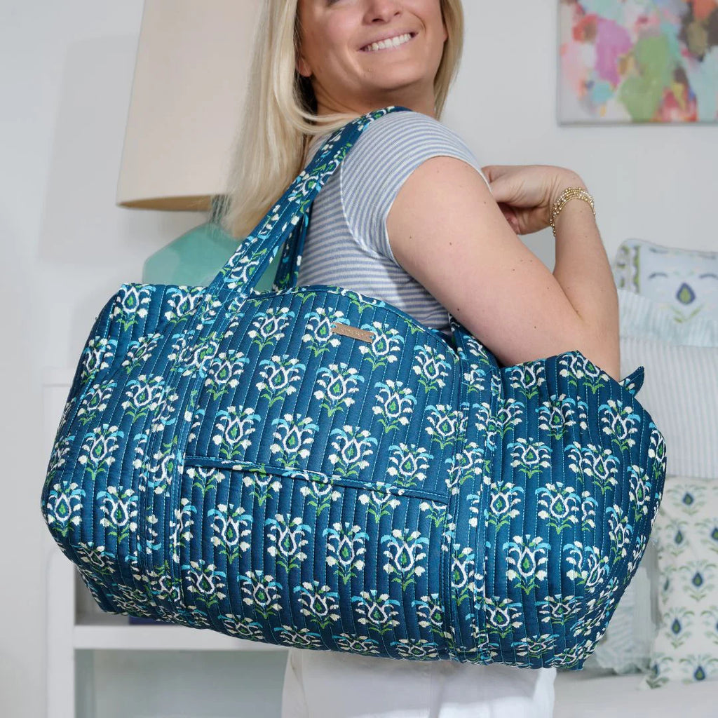 Laura Park Quilted Signature Duffle Bag