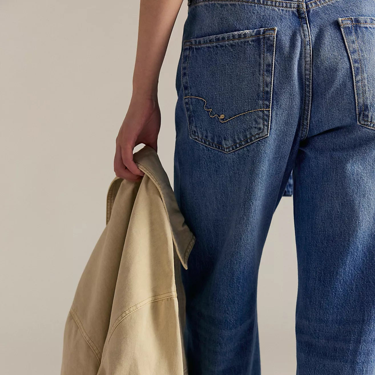 Free People East Bay Cuffed Jeans
