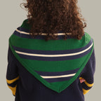 Elle Stripe Triangle Scarf