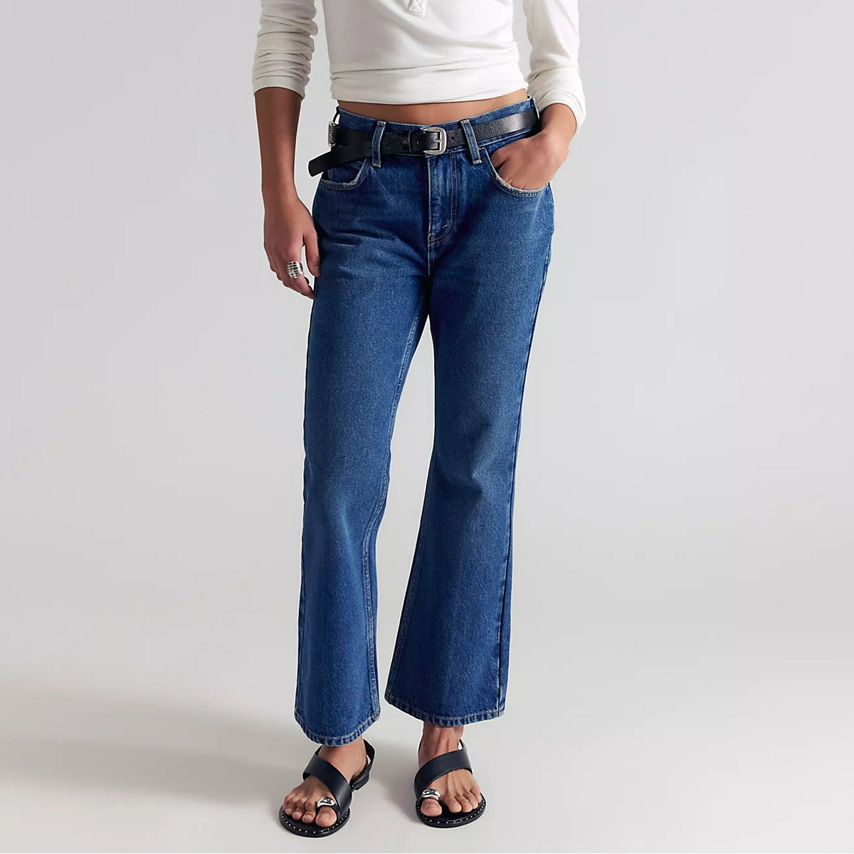 Free People Elowen Cropped Jeans