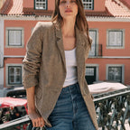 Z Supply Evan Check Blazer
