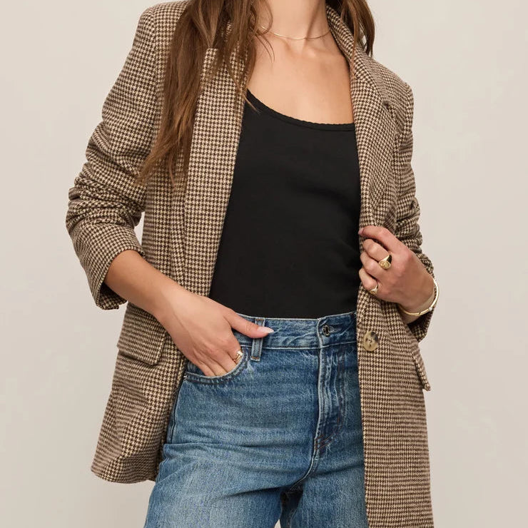 Z Supply Evan Check Blazer