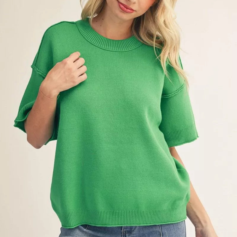 Everyday Short Sleeve Knit Top Secondary image