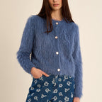 Eyelash Knit Cardigan