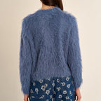 Eyelash Knit Cardigan