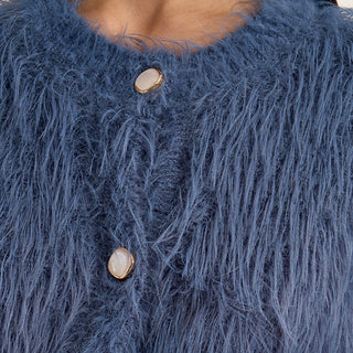 Eyelash Knit Cardigan