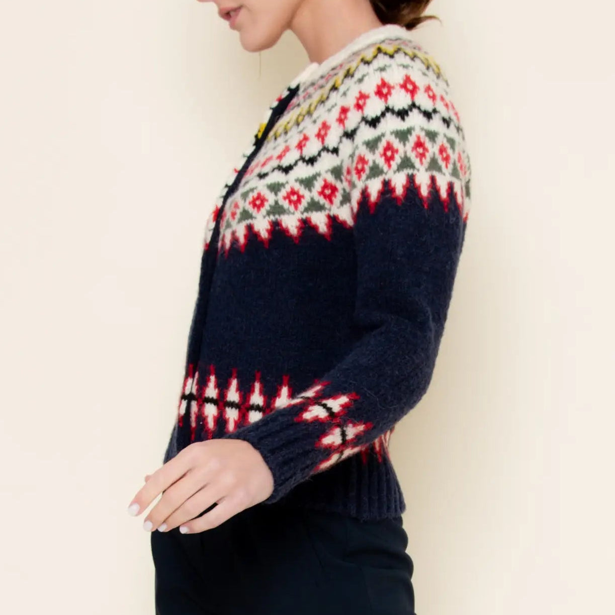 Fair Isle Knit Cardi