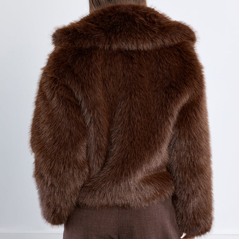 Faux Fur Statement Jacket
