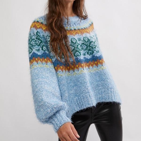 Free People Festive Frost Sweater