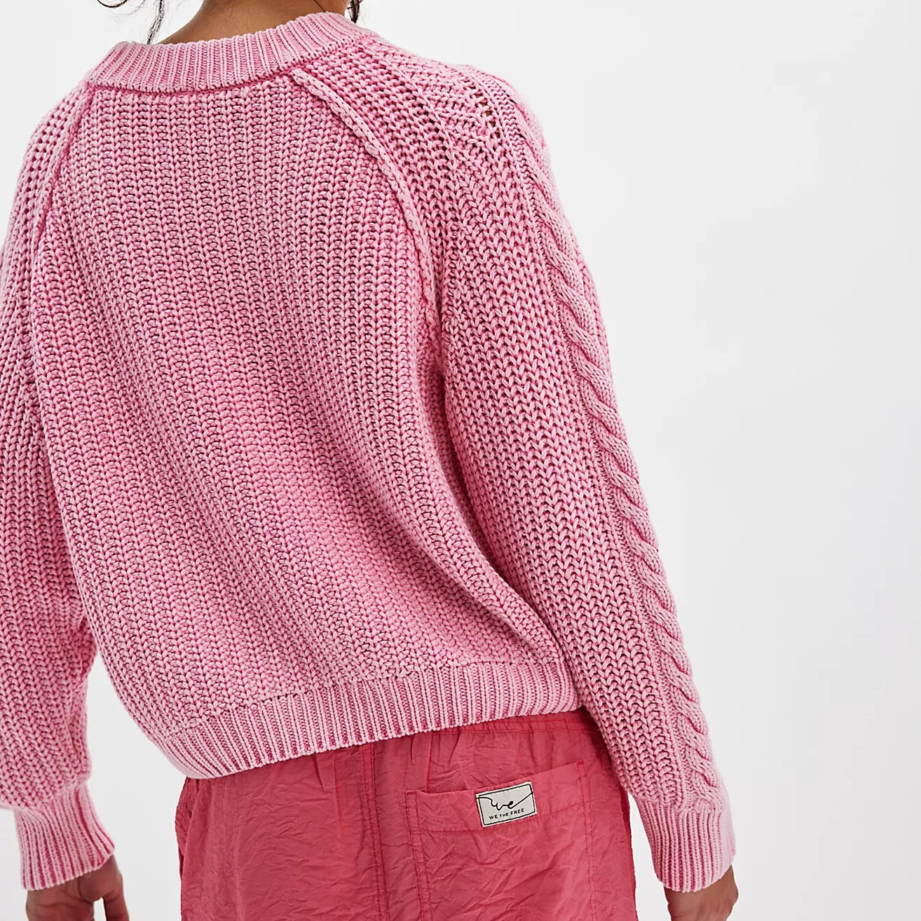 Free People Frankie Cable Sweater