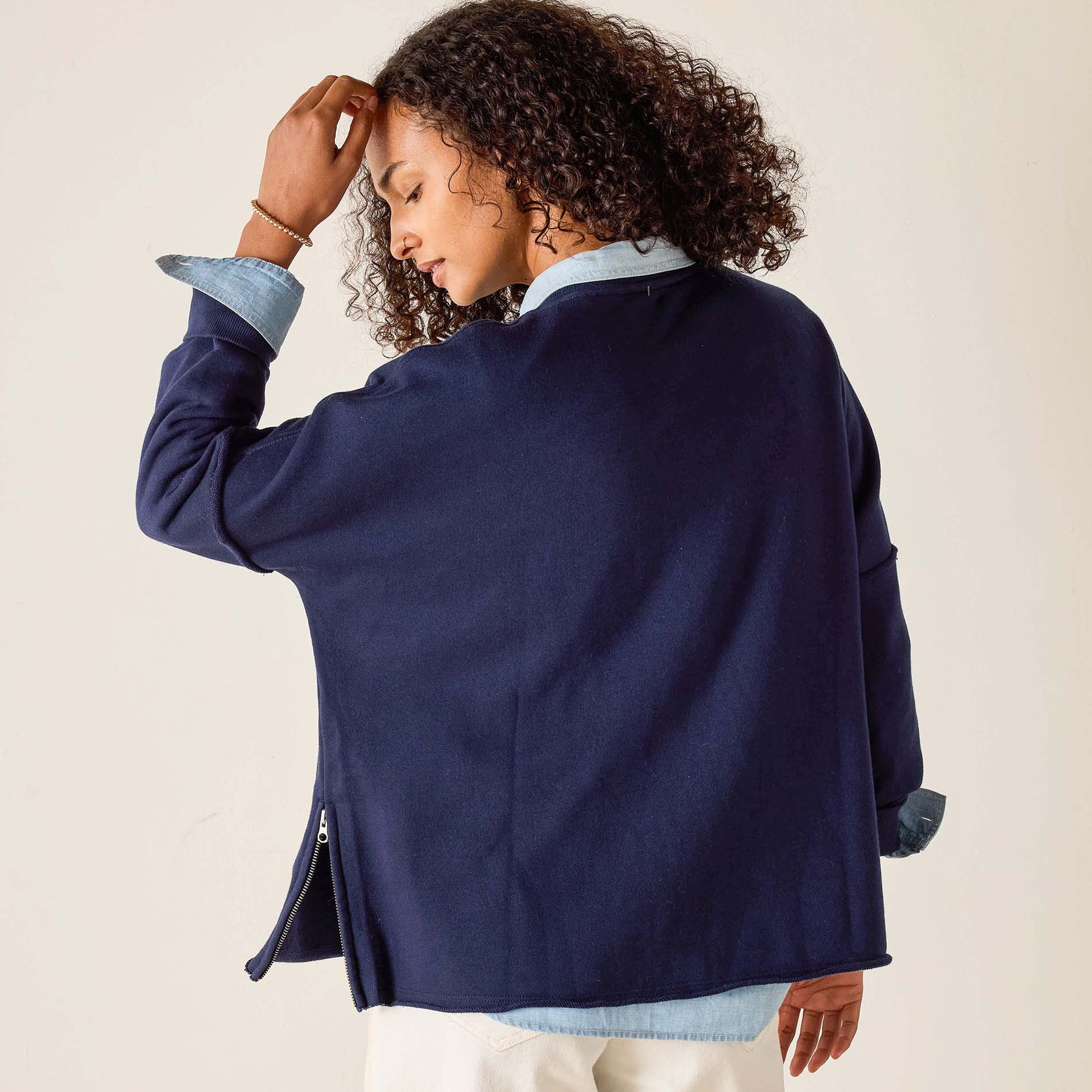 Frenchie Zip Size Crewneck