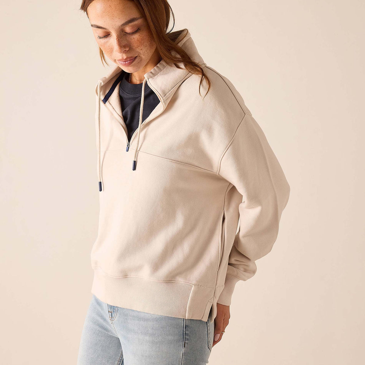 Mersea Frenchie Quarter Zip Sweatshirt