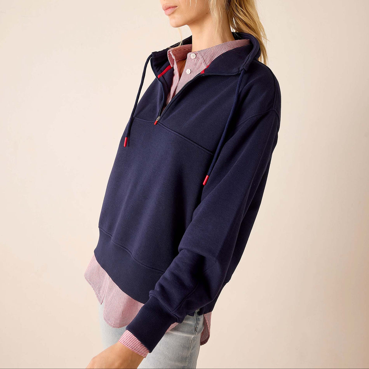 Mersea Frenchie Quarter Zip Sweatshirt