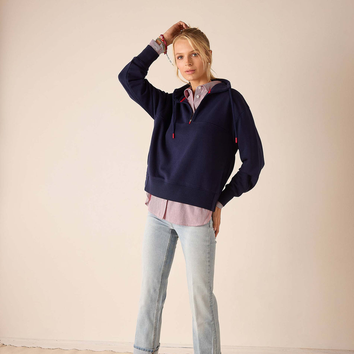 Mersea Frenchie Quarter Zip Sweatshirt
