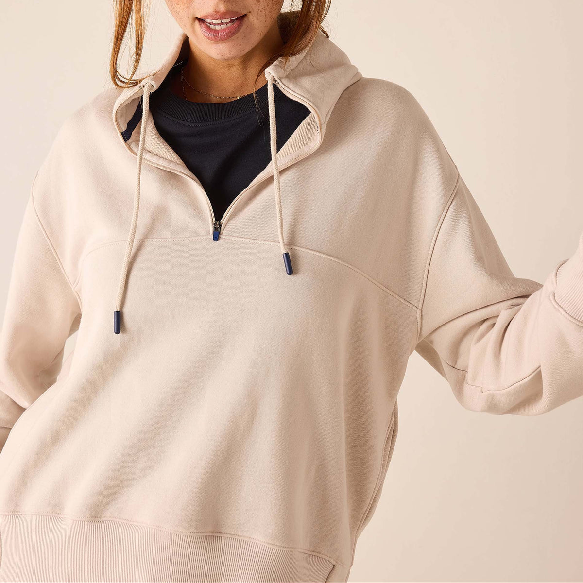 Mersea Frenchie Quarter Zip Sweatshirt