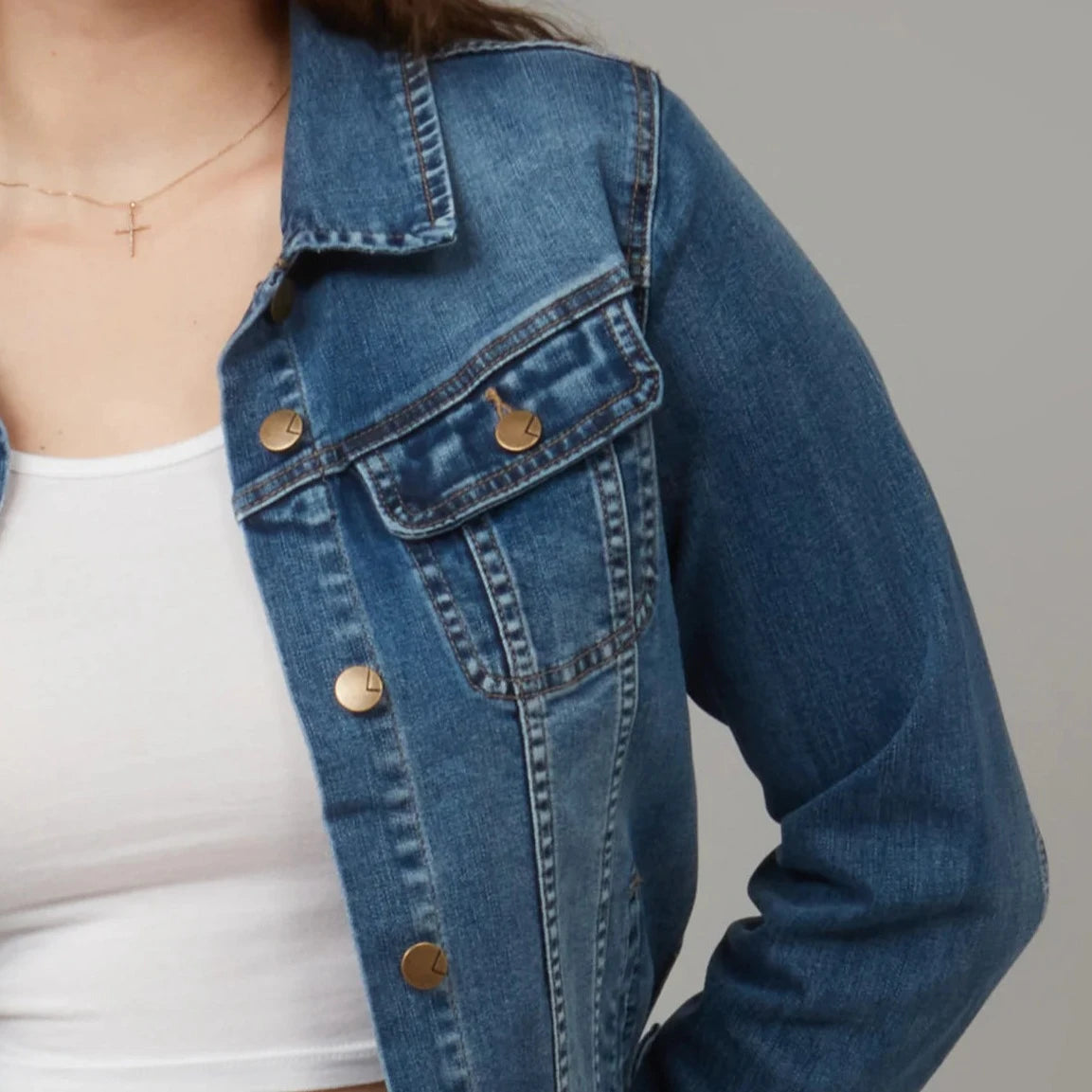 Gabriella Classic Blue Denim Jacket