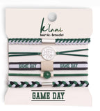 Game Day Hair Tie Bracelet Stack