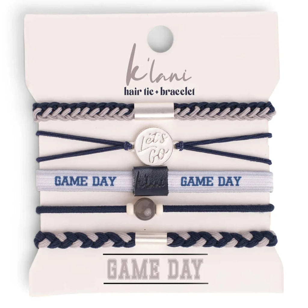 Game Day Hair Tie Bracelet Stack