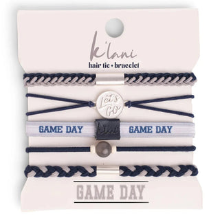 Game Day Hair Tie Bracelet Stack