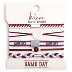 Game Day Hair Tie Bracelet Stack