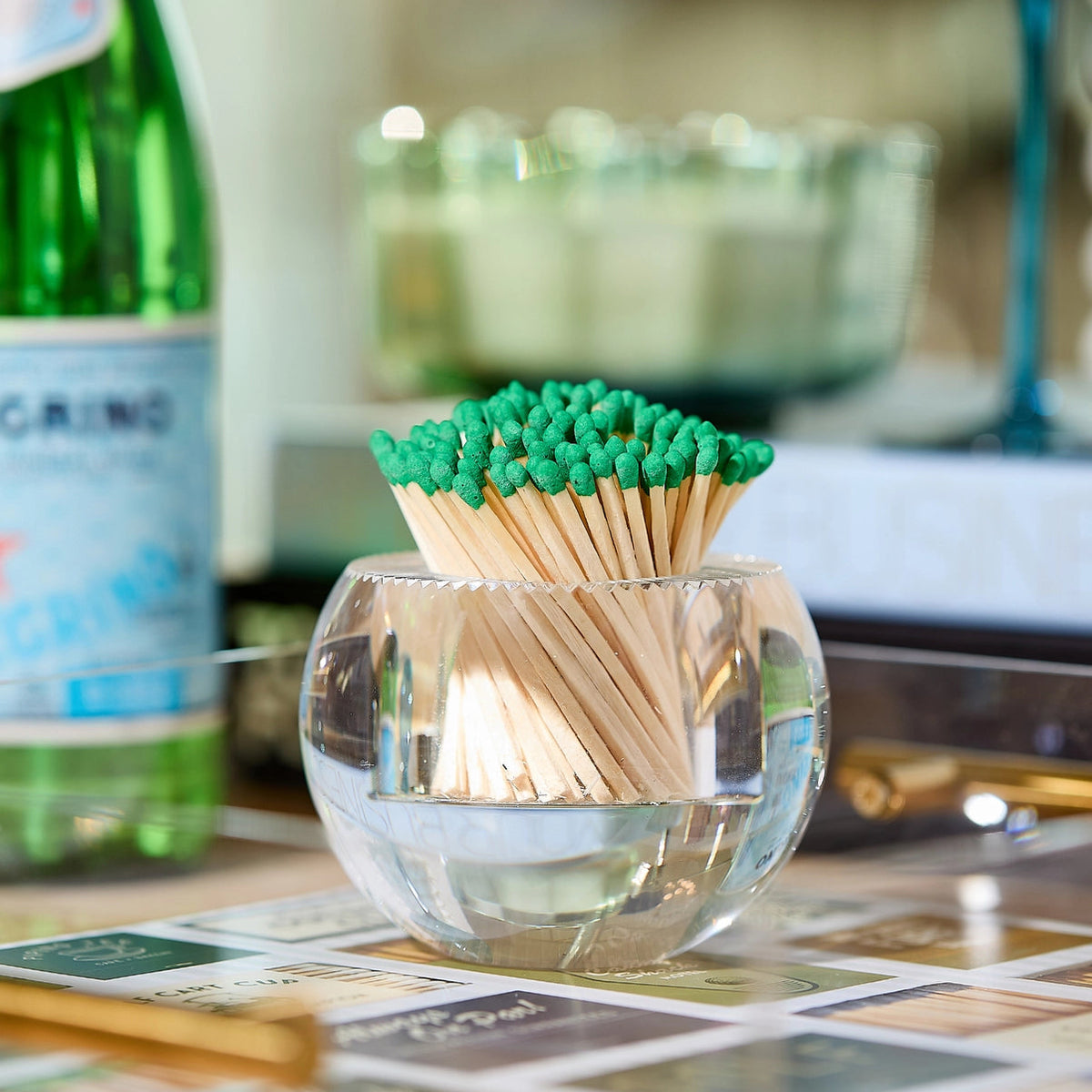 Round Acrylic Match Striker