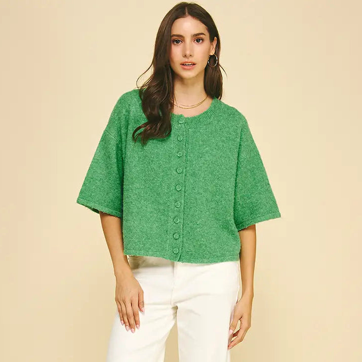 Short Sleeve Cardi