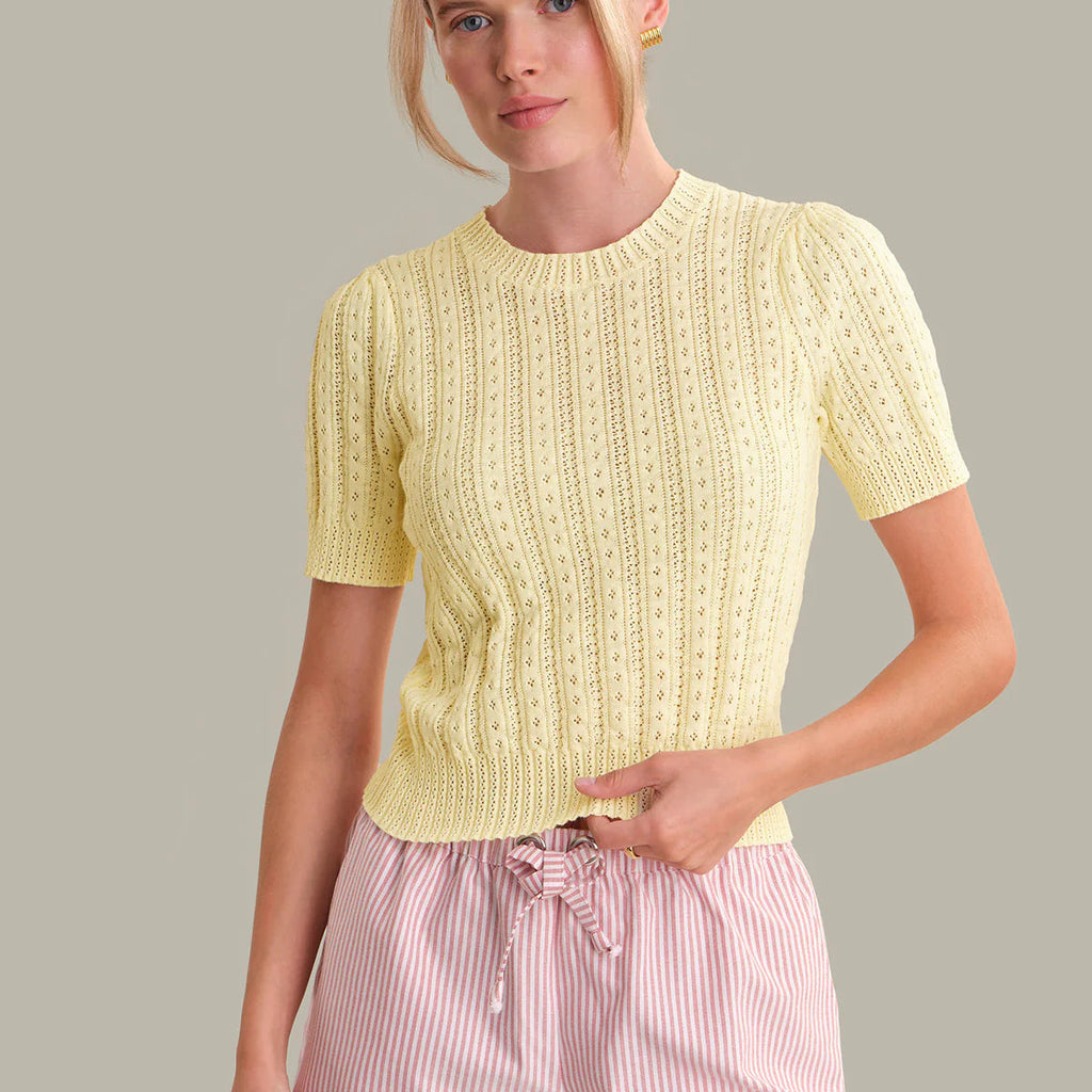 Harper Pointelle Sweater