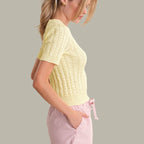 Harper Pointelle Sweater
