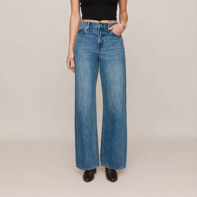 Z Supply The Head Turner High-Rise Wide Leg Denim Secondary image