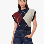 Habitual Herringbone Sweater Vest