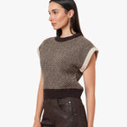 Habitual Herringbone Sweater Vest